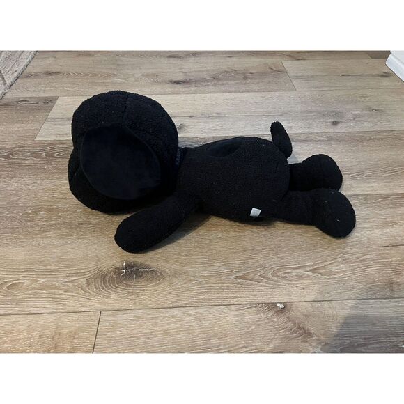 KAWS x UNIQLO PEANUTS Black Snoopy Plush Toy Large 22" 2017 - Picture 1 of 5